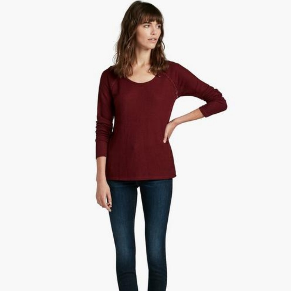 LUCKY BRAND Lace Mixed Therm - Size XS